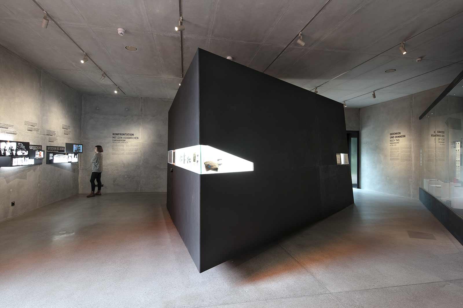 Interior view of the memorial site